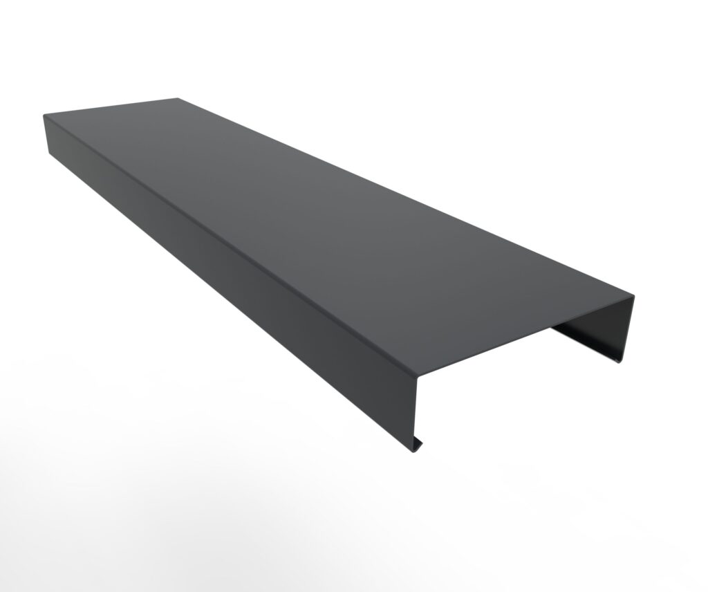Aluminium Sloping Coping – 3m Length